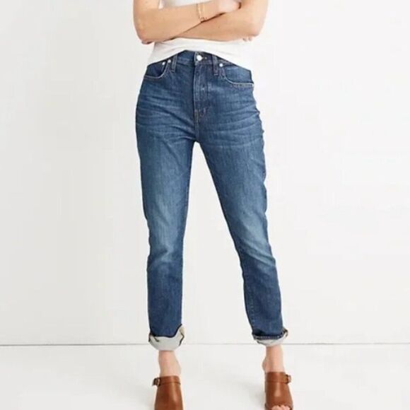 MADEWELL The High Rise Slim Boyjean Jeans Size 27 - Picture 1 of 11